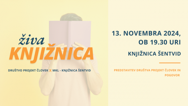 13.11.2024: ŽIVA KNJIŽNICA V KNJIŽNICI ŠENTVID
